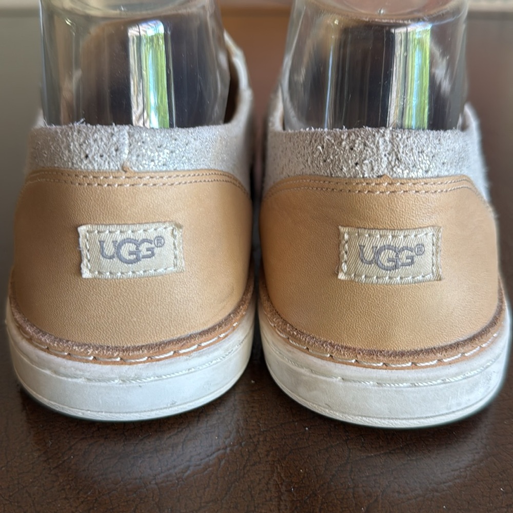Ugg Adley Silver Slip On Sneaker - Picture 6 of 9